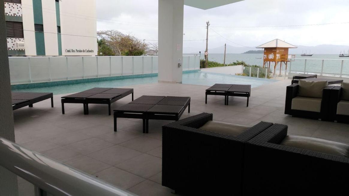 Maravilhoso Apartamento Beira-Mar Praia Da Cachoeira Florianópolis Buitenkant foto